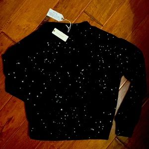 COPY - Anthropologie NWT Small Pilcro black motif Sweatshirt